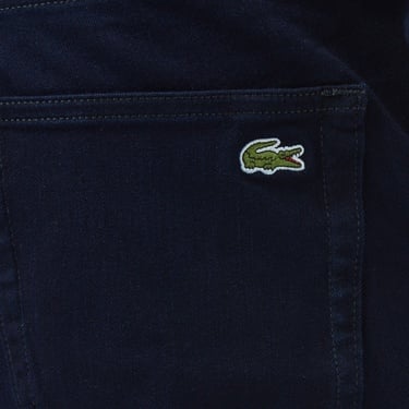  Lacoste Erkek Regular Fit Lacivert Jean Pantolon