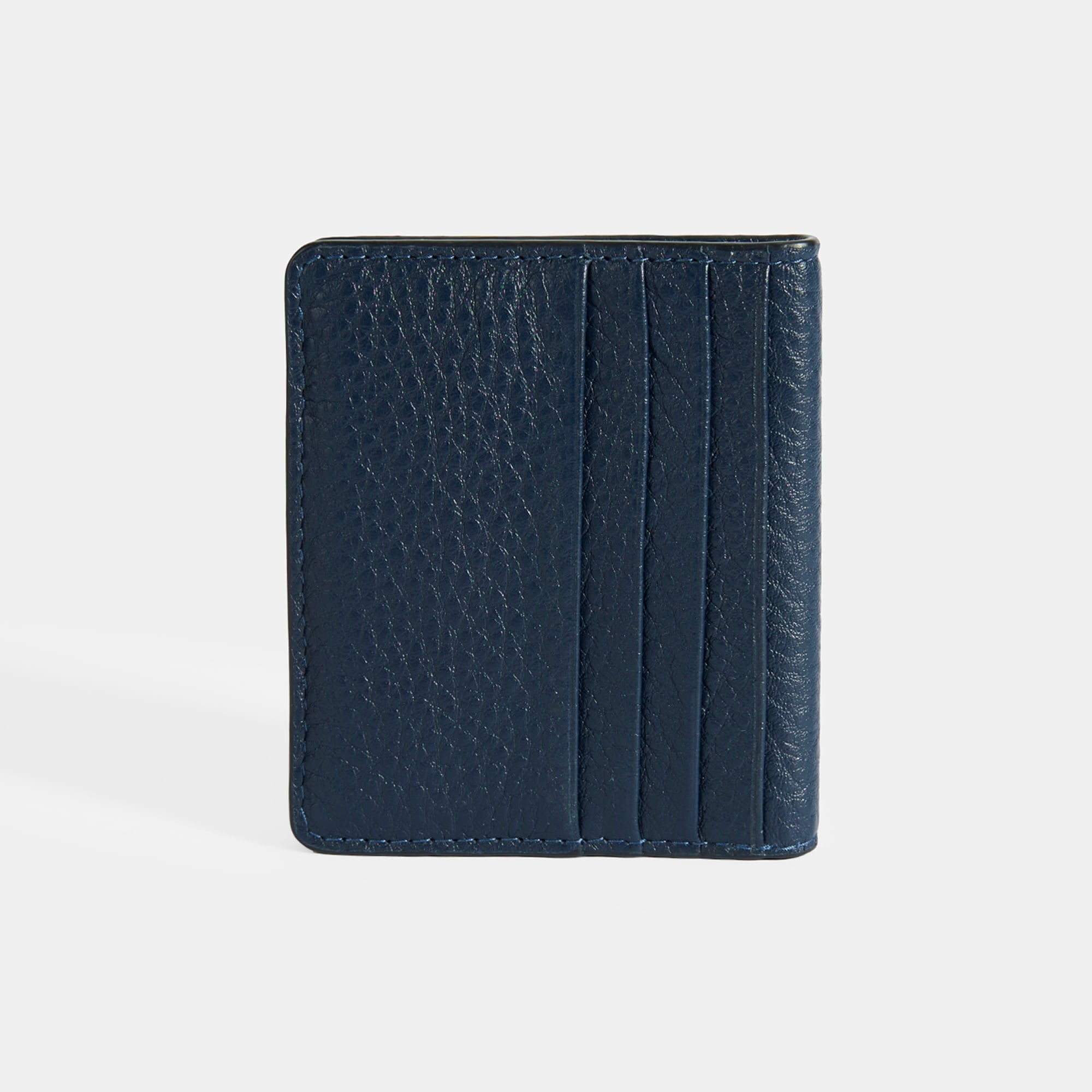 Hernandez Lacivert Erkek Deri Kartlık