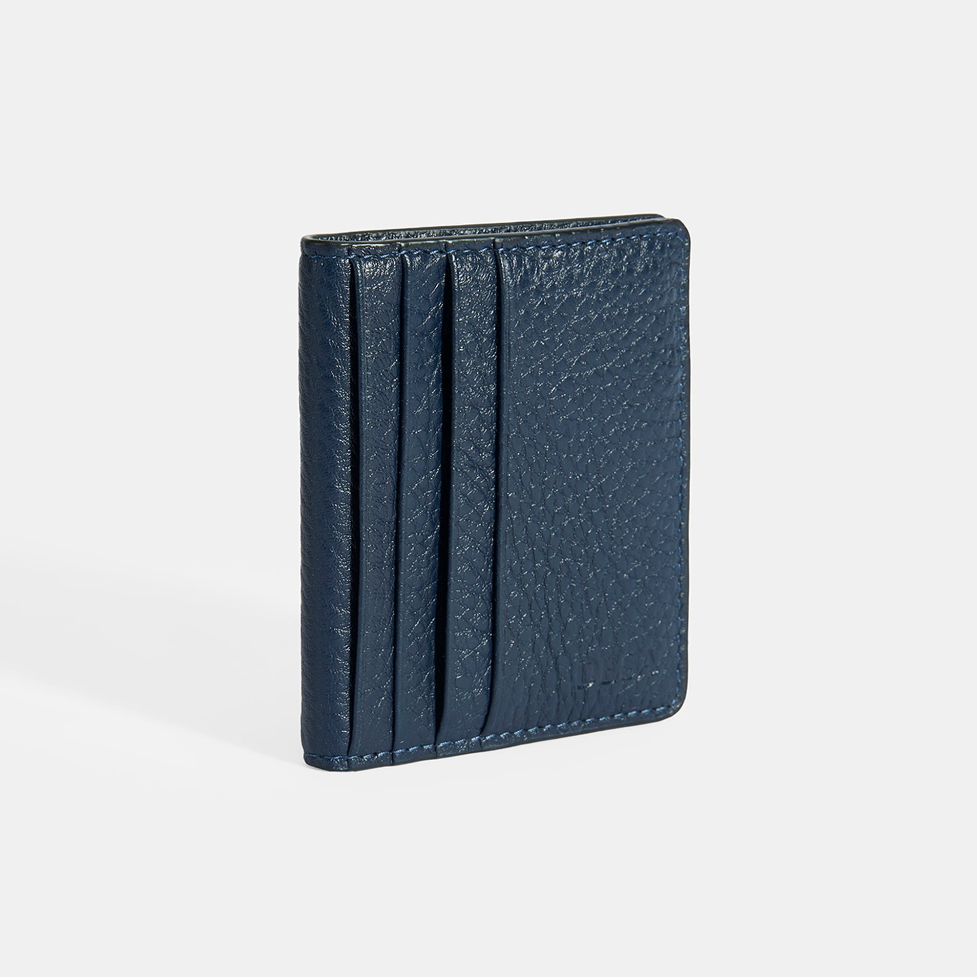 Hernandez Lacivert Erkek Deri Kartlık