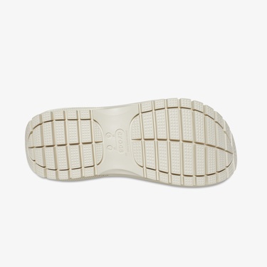  Crocs Mega Crush Sandal Unisex Krem Sandalet