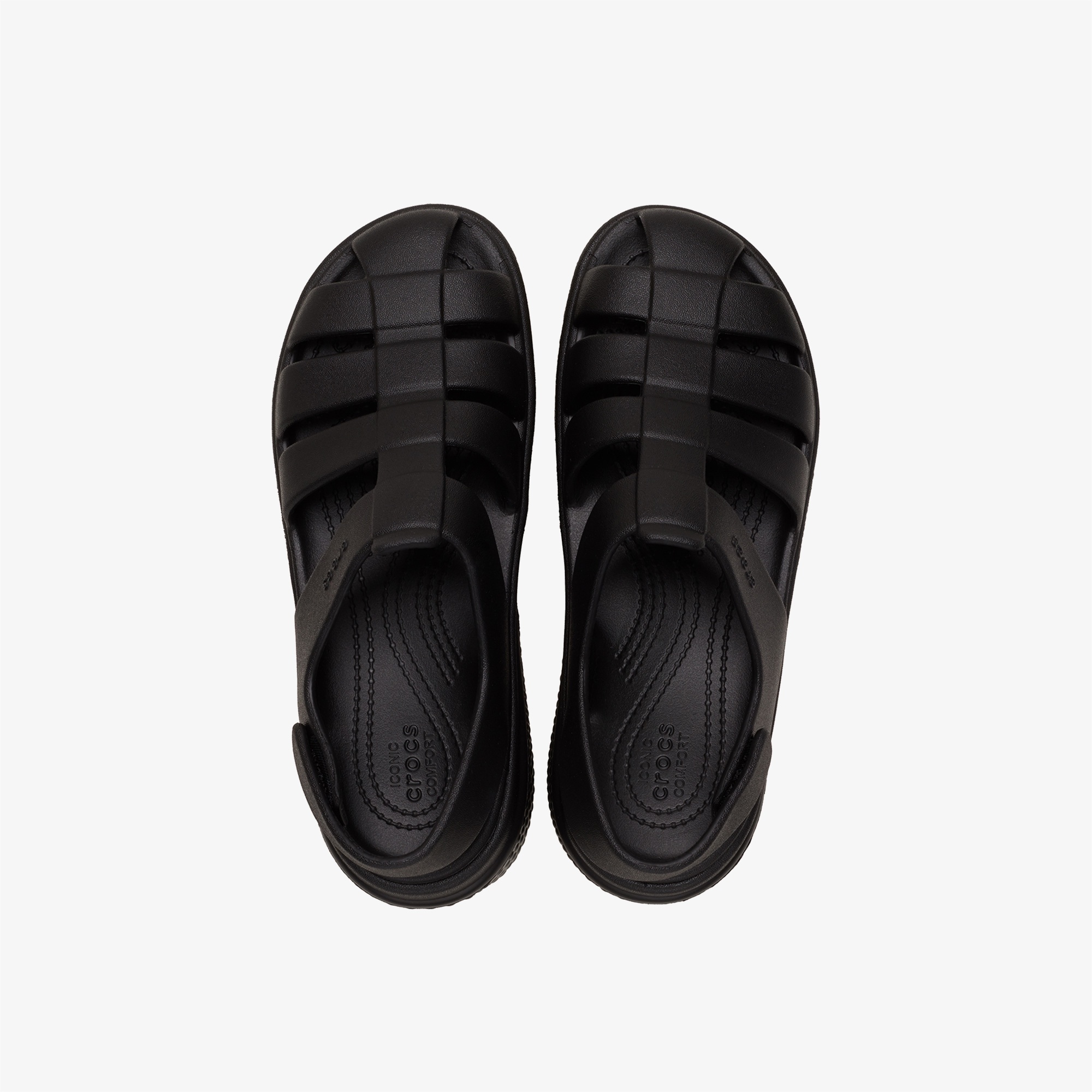 Crocs Stomp Fisherman Sandal Unisex Siyah Sandalet