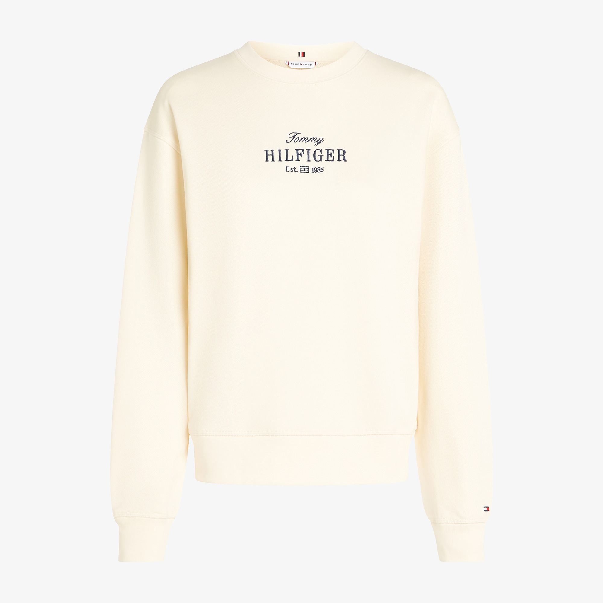 Tommy Hilfiger Reg Kadın Krem Sweatshirt