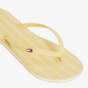  Tommy Hilfiger Strap Beach Kadın Sarı Terlik