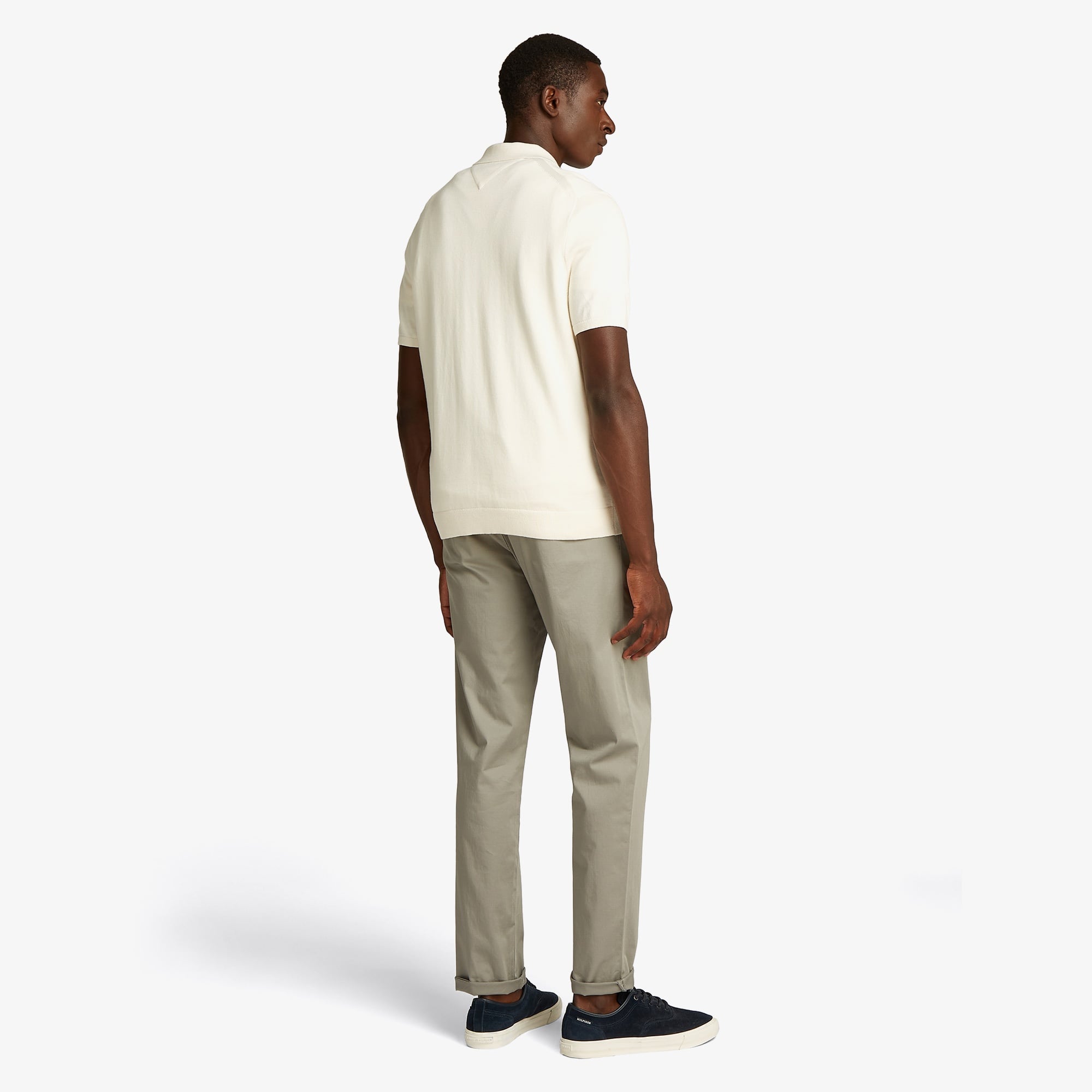 Tommy Hilfiger Core Essentials Erkek Krem Rengi Triko