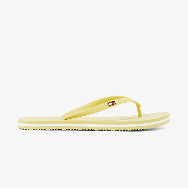  Tommy Hilfiger Strap Beach Kadın Sarı Terlik