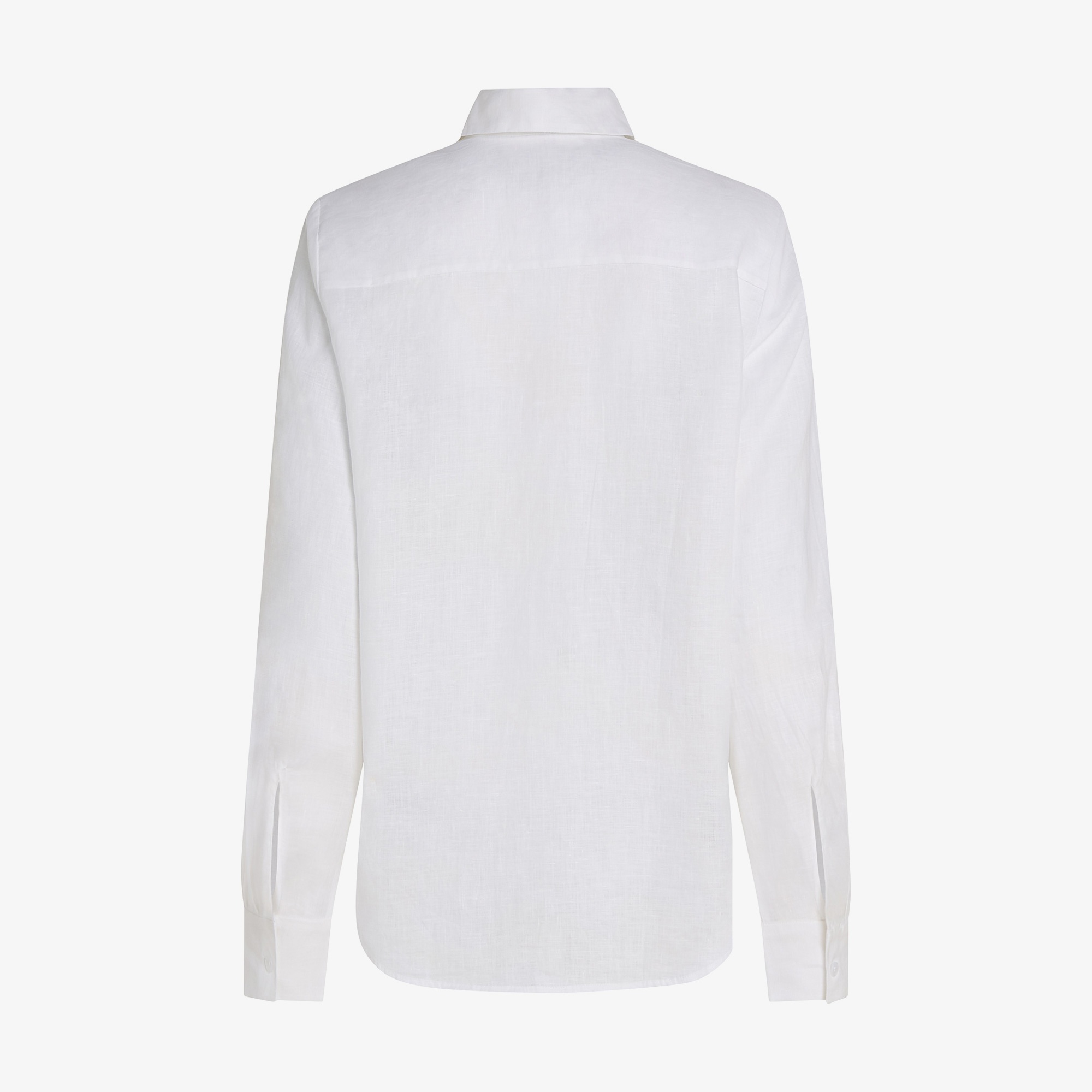 Tommy Hilfiger Essential Linen Kadın Beyaz Gömlek