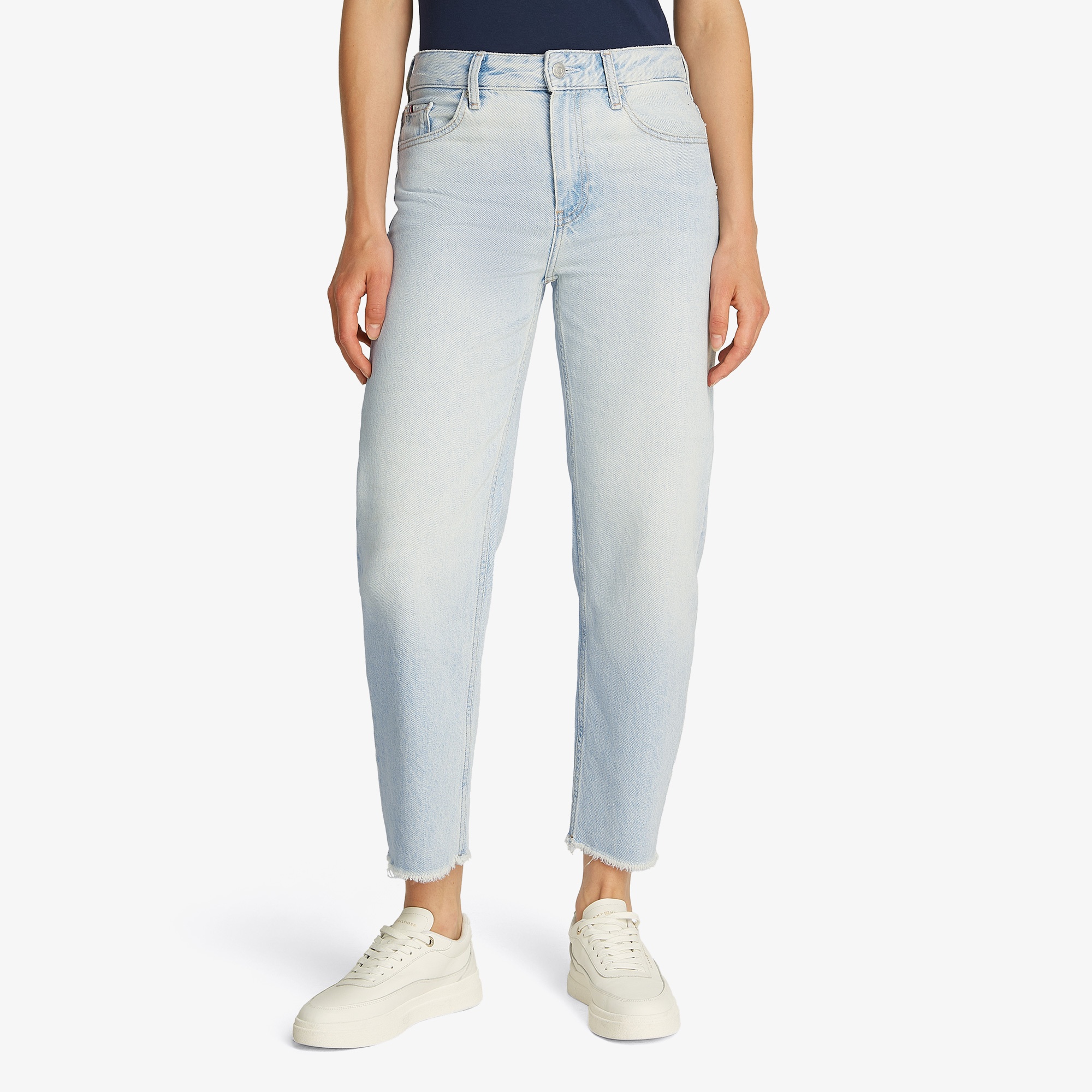 Tommy Hilfiger Tapered Rw A Sky Kadın Lacivert Jean