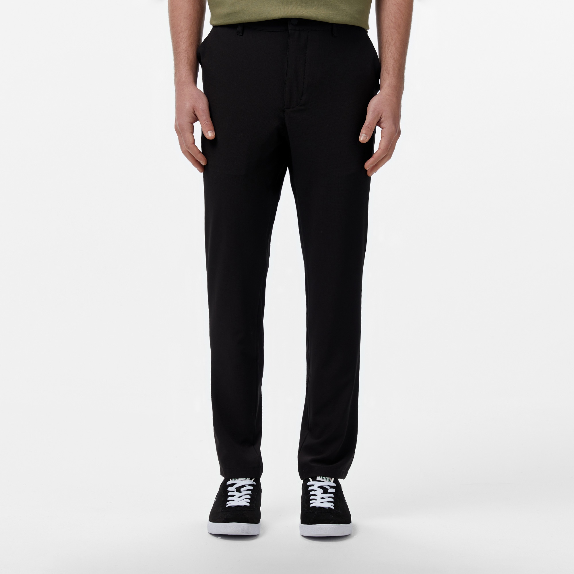 Lacoste Erkek Tapered Fit Siyah Pantolon