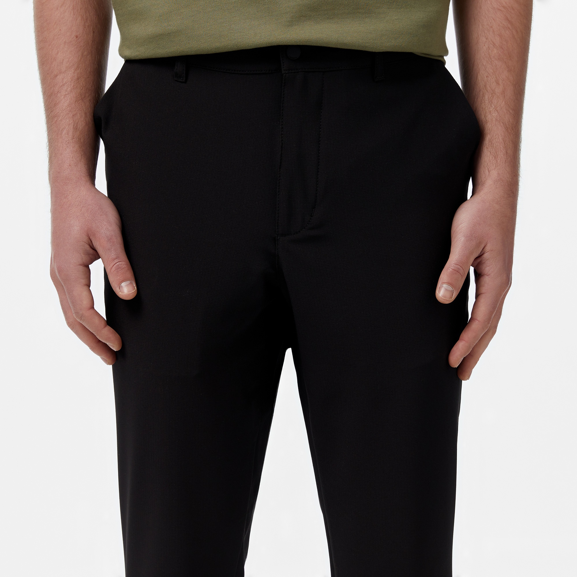 Lacoste Erkek Tapered Fit Siyah Pantolon