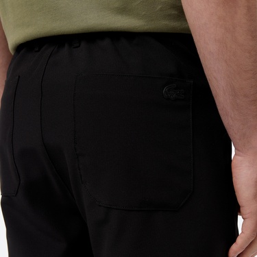  Lacoste Erkek Tapered Fit Siyah Pantolon