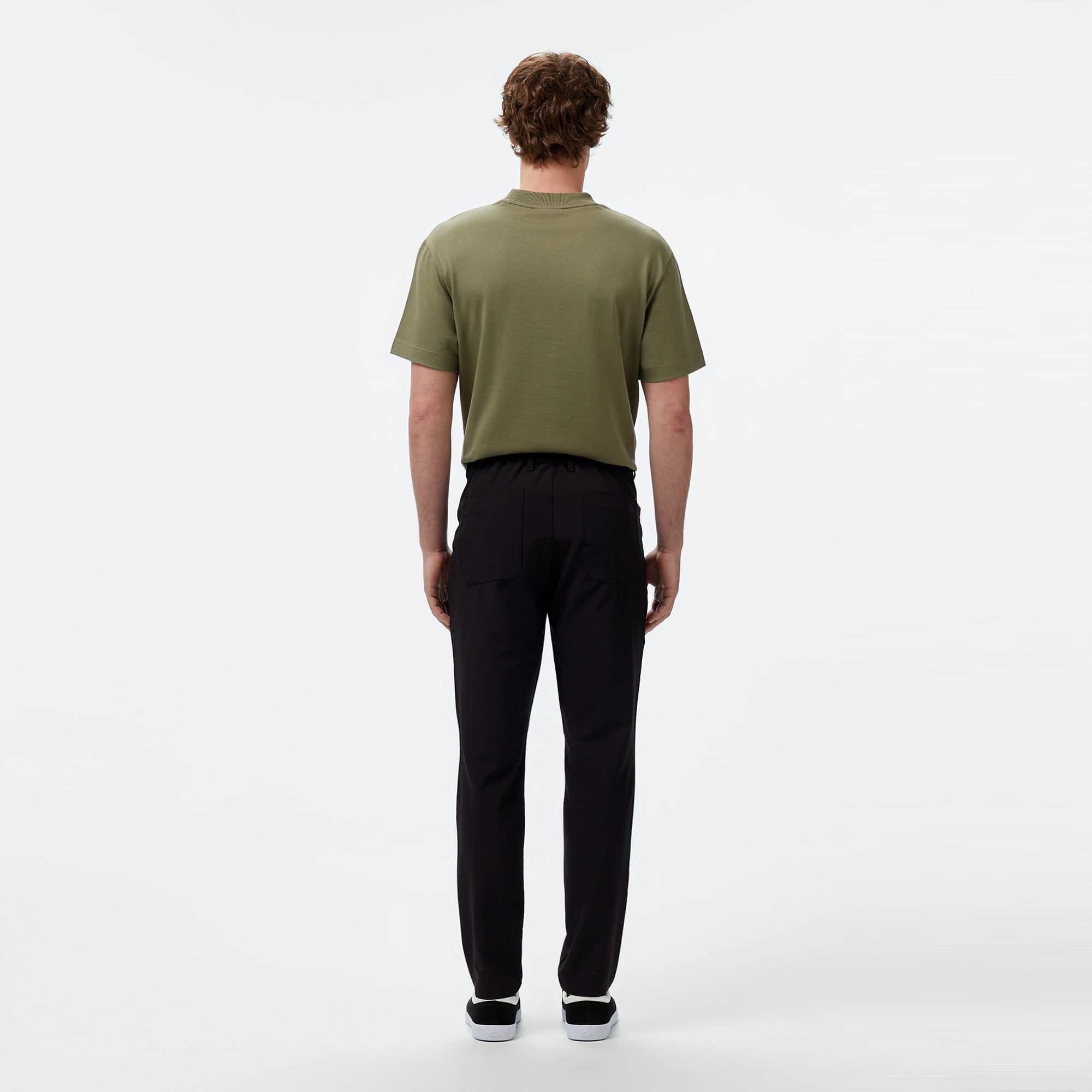 Lacoste Erkek Tapered Fit Siyah Pantolon