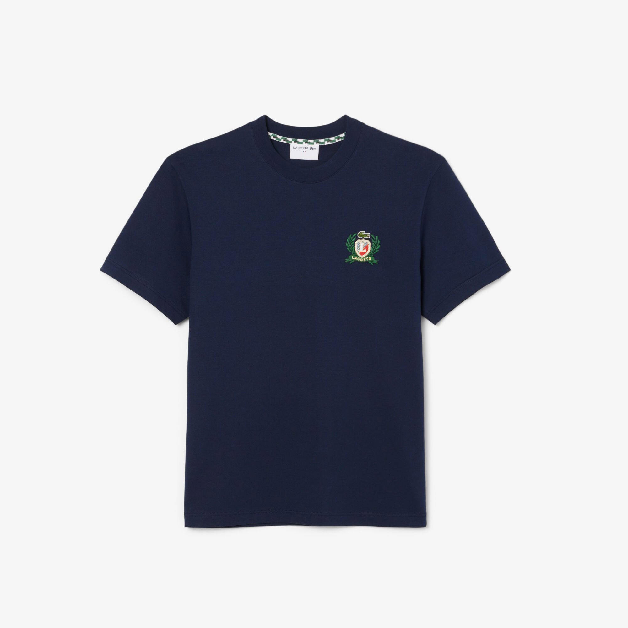 French Made Embroidered Badge T-shirt