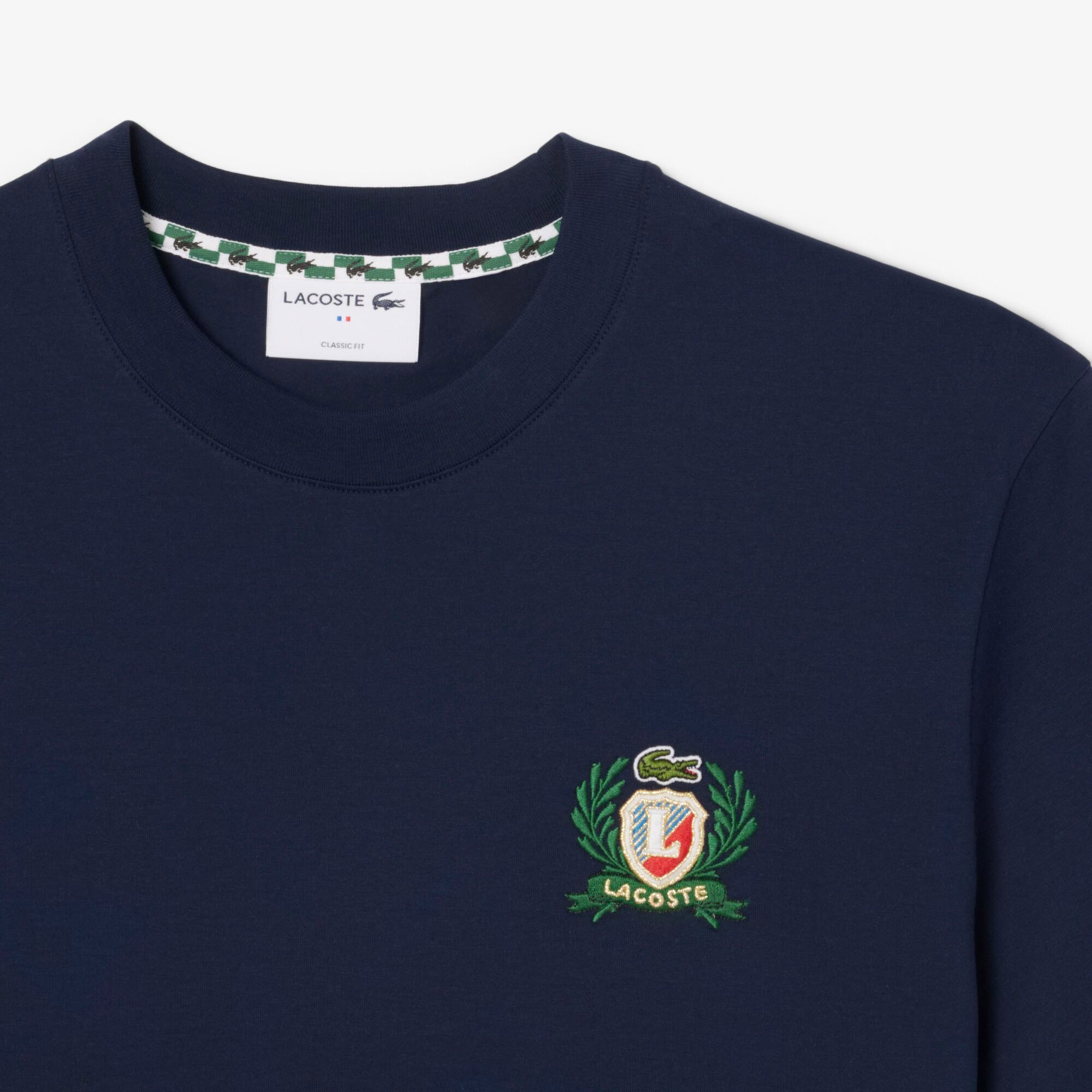 French Made Embroidered Badge T-shirt