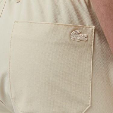  Lacoste Erkek Tapered Fit Bej Pantolon