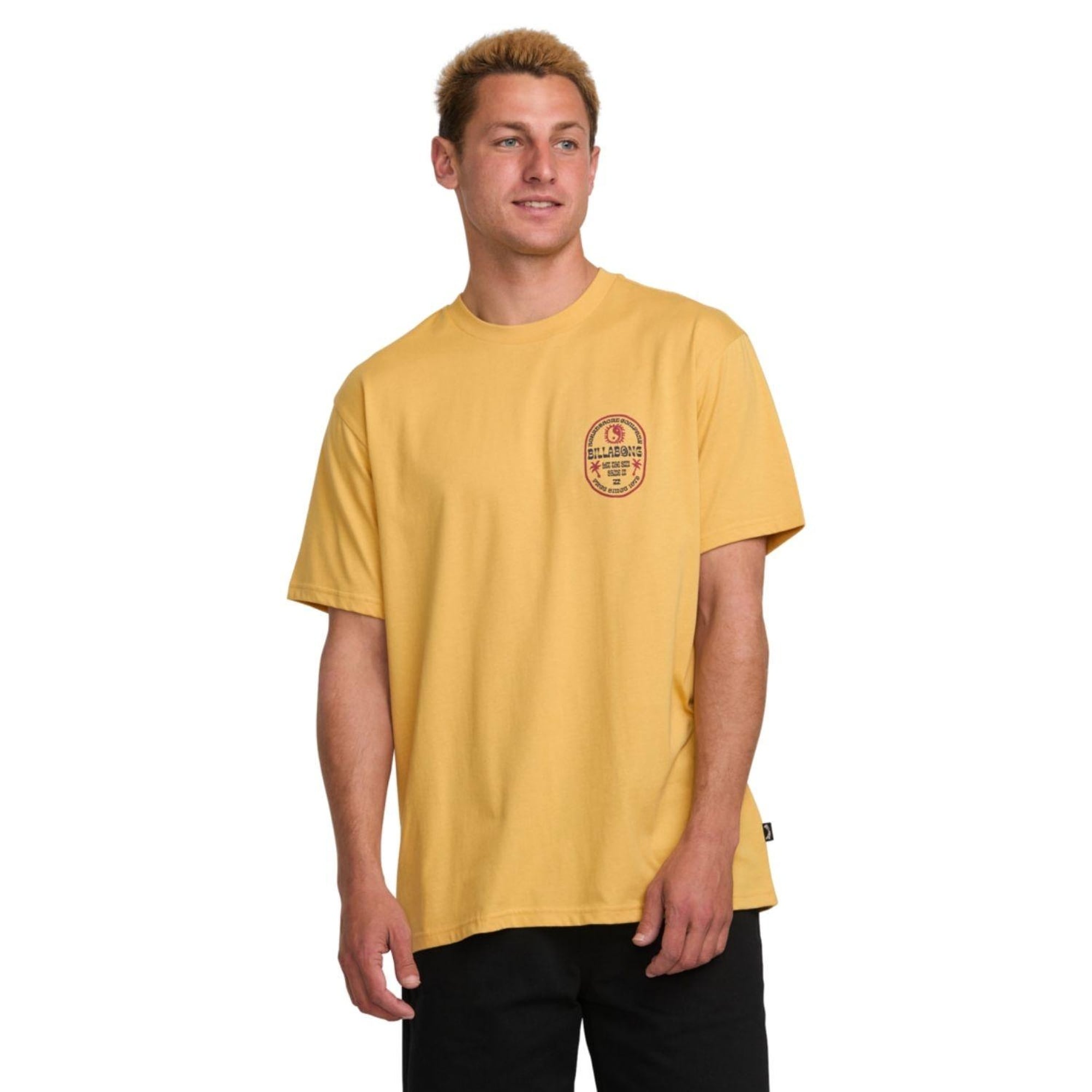 Billabong Sunny Daze Premium Ss Erkek Sarı Tişört