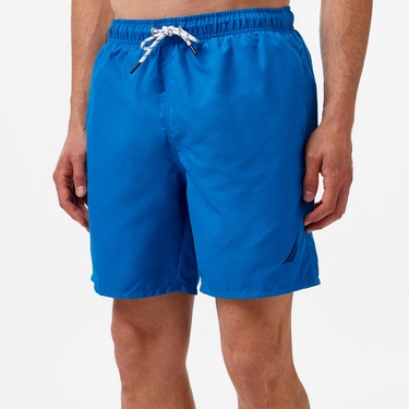 Nautica Regular Fit Erkek Mavi Deniz Şortu