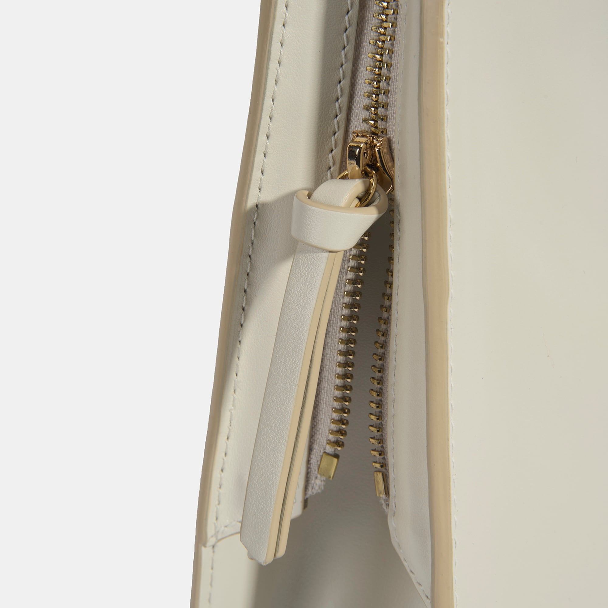 Kadın Beyaz Deri Omuz Çantası