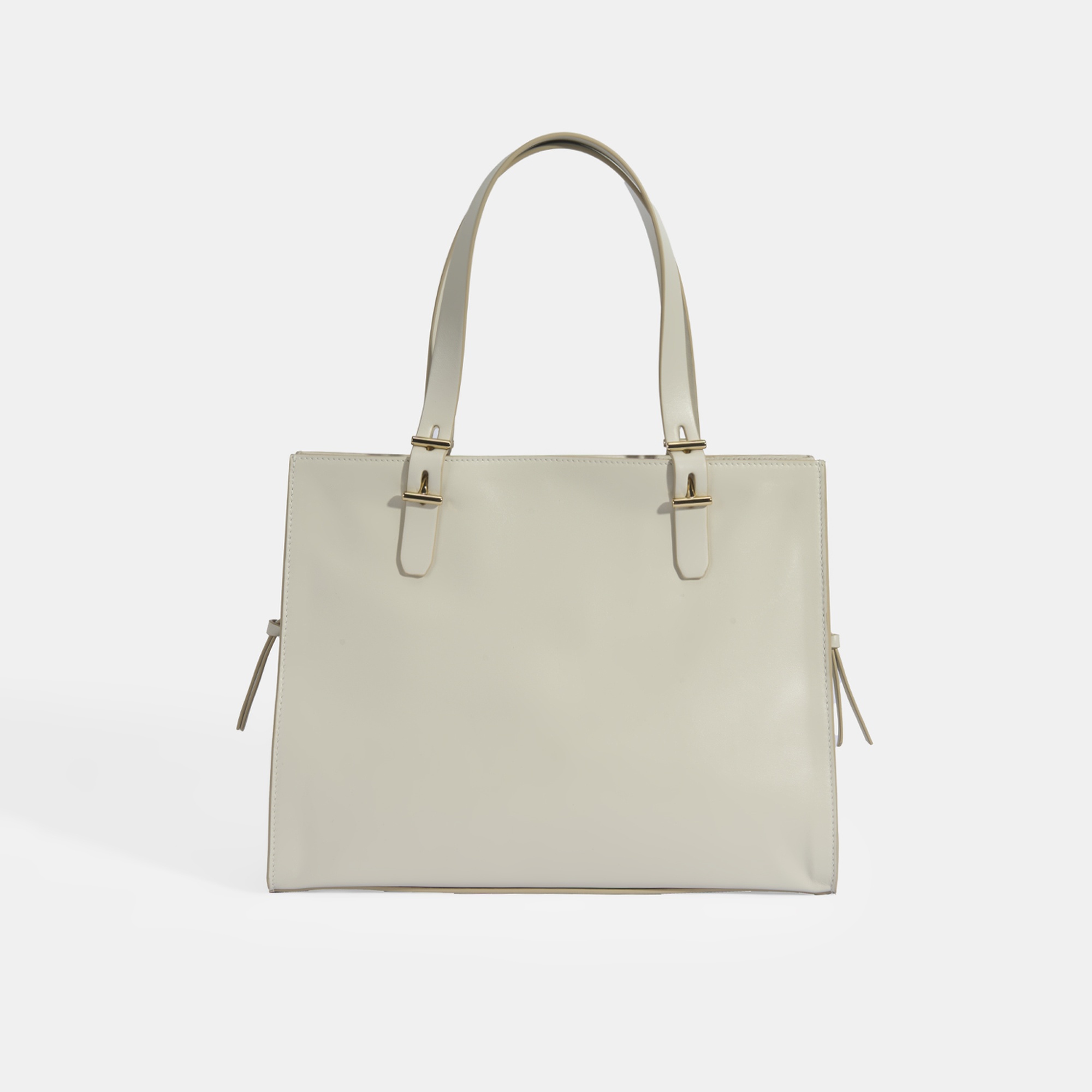 Kadın Beyaz Deri Omuz Çantası