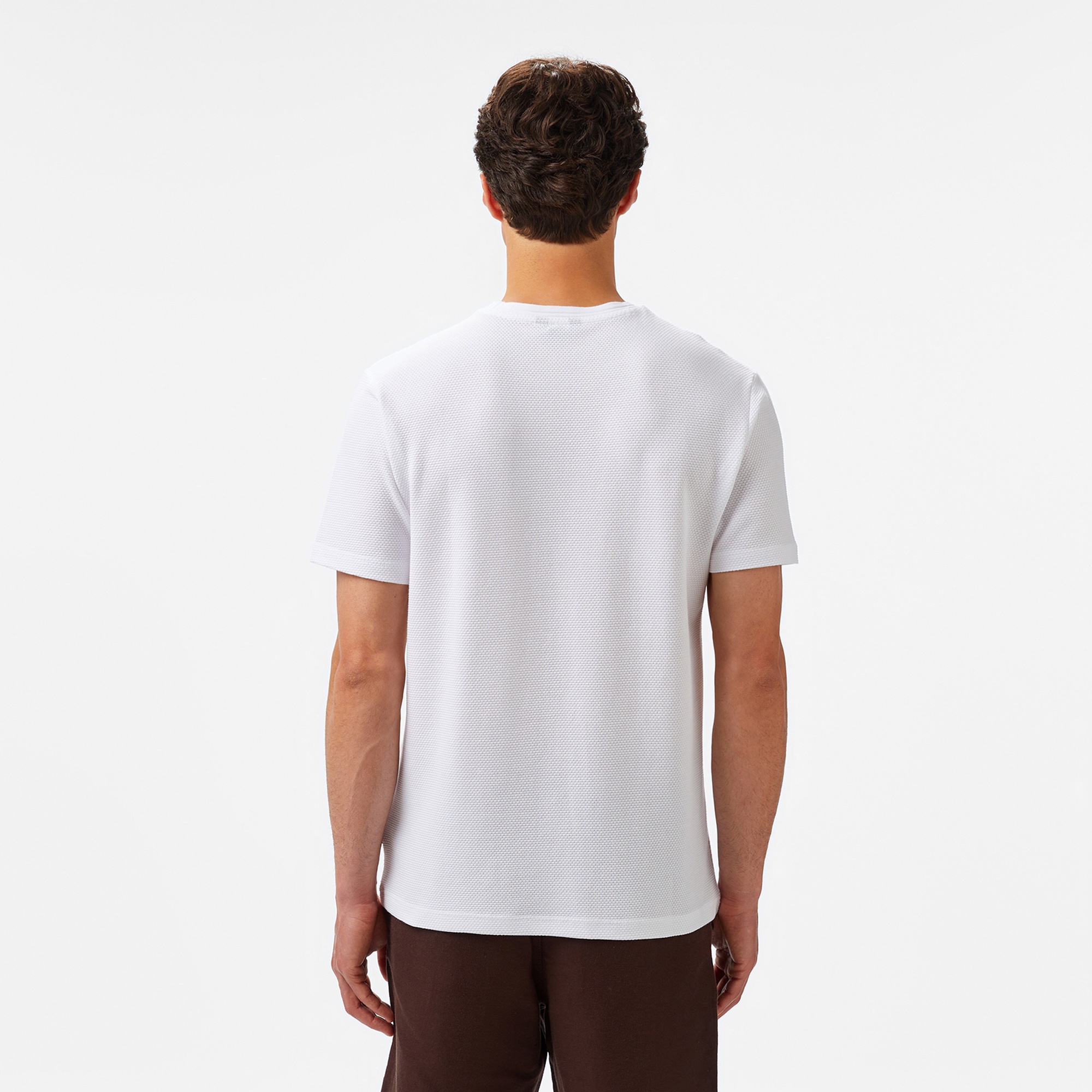 Nautica Erkek Beyaz Regular Fit T-Shirt