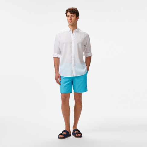  Nautica Erkek Mavi Regular Fit Deniz Şortu