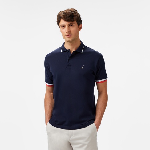  Nautica Erkek Lacivert Classic Fit Polo