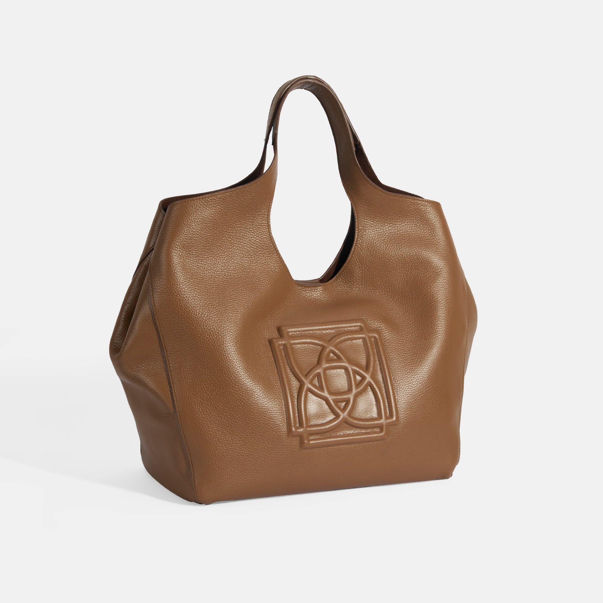 Kadın Turuncu Deri Hobo Çanta