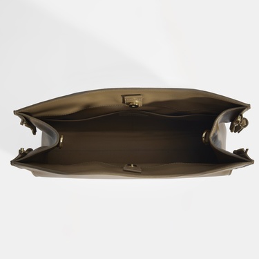  Kadın Kahve Deri Omuz Çantası