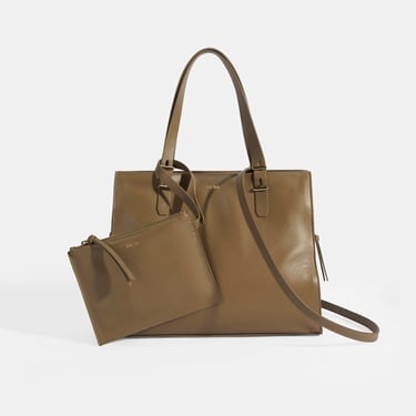  Kadın Kahve Deri Omuz Çantası