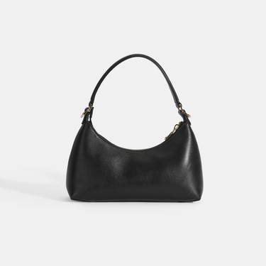  Kadın Siyah Omuz Askılı Mini Deri El Çantası