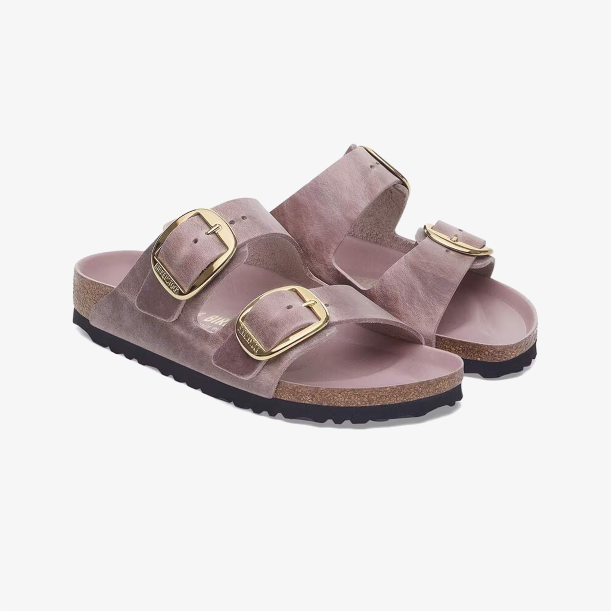 Birkenstock Arizona Big Buckle Leoi Kadın Mor Terlik