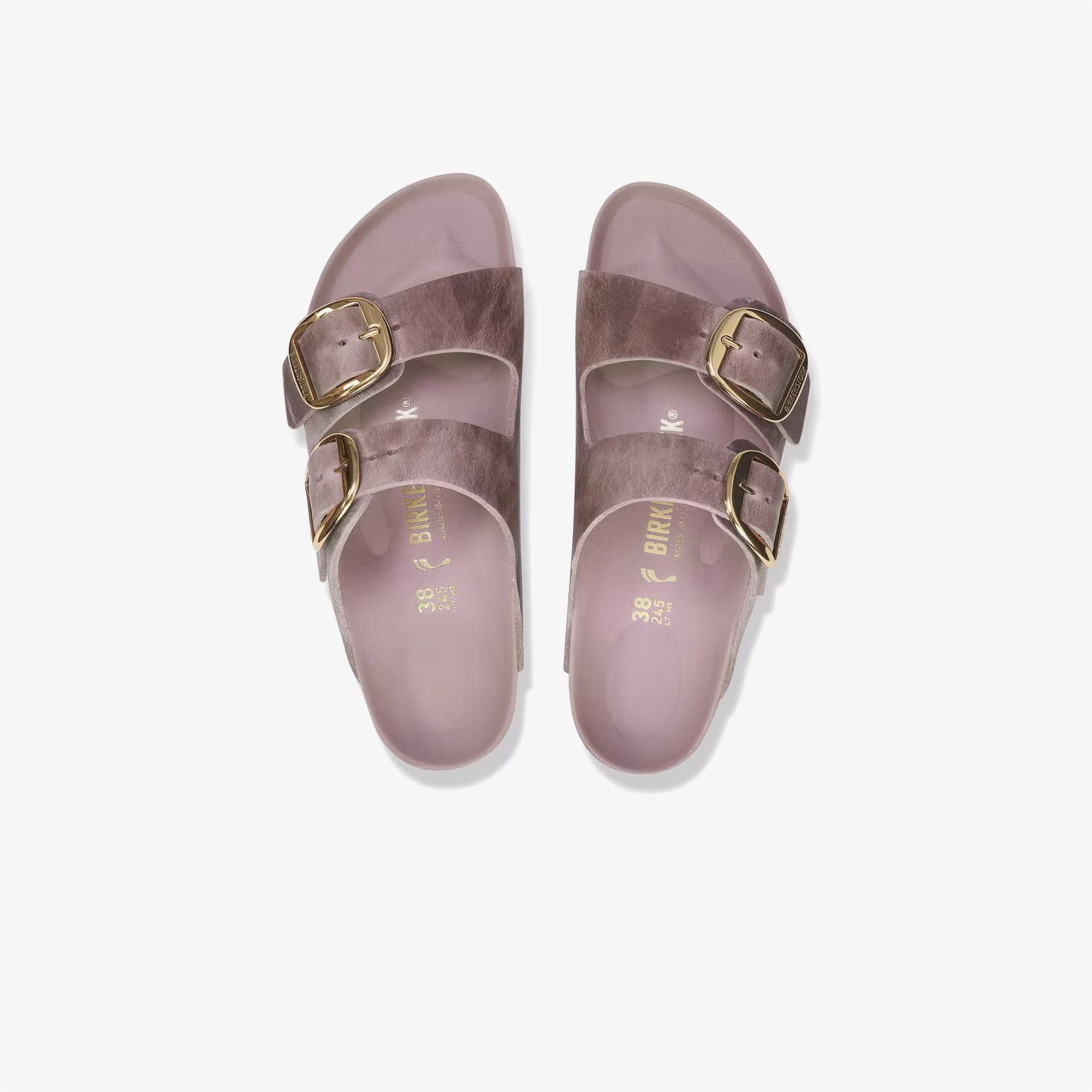 Birkenstock Arizona Big Buckle Leoi Kadın Mor Terlik