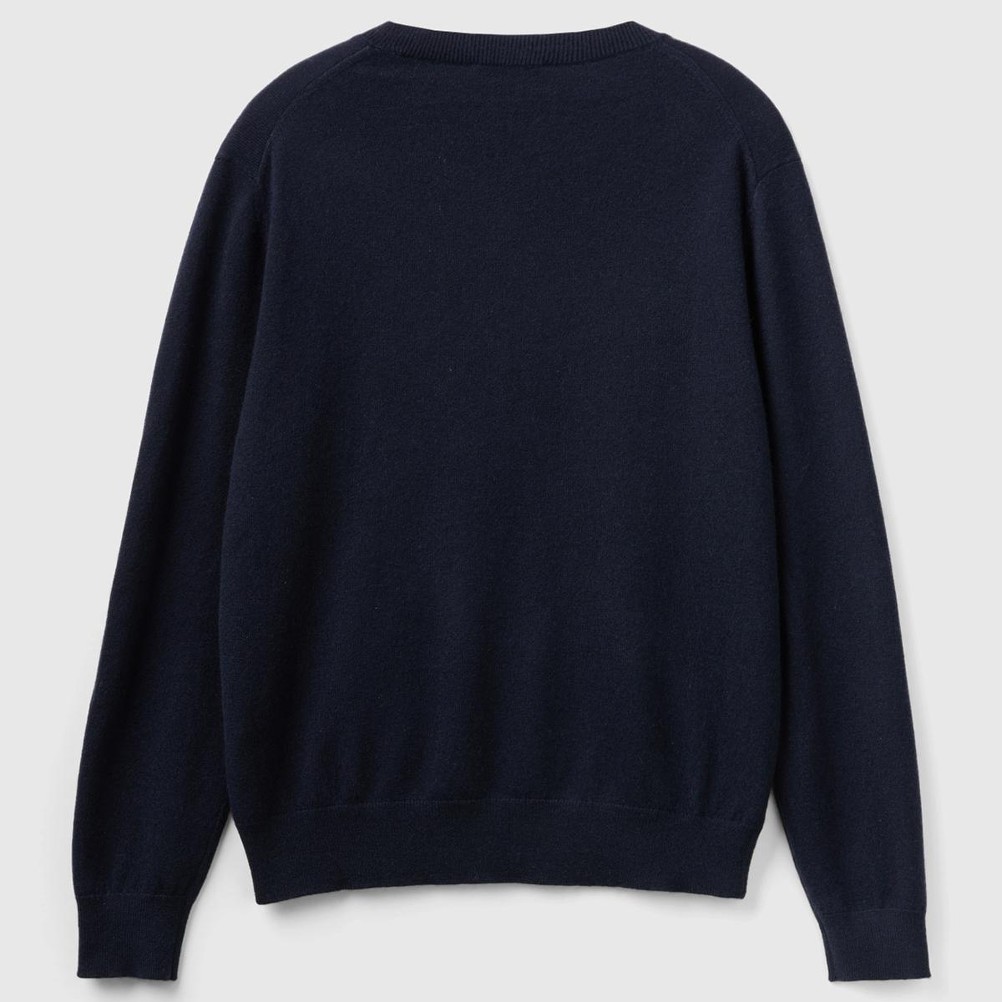 Erkek Lacivert %100 Kaşmir Kazak