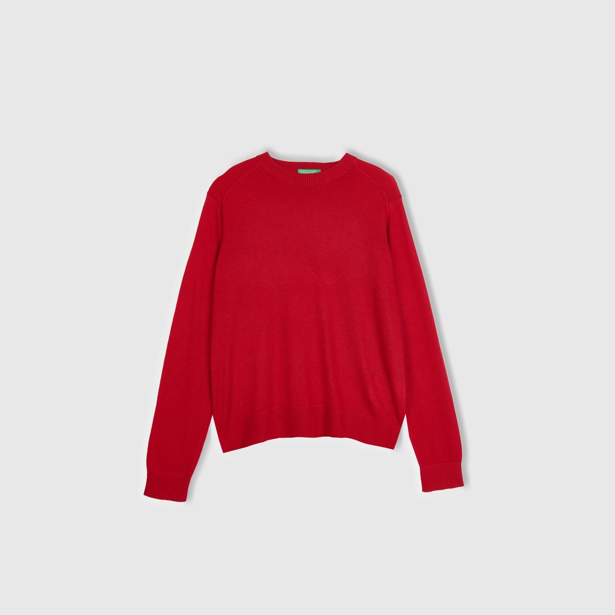 Kadın Kırmızı Kaşmir Karışımlı İnce Kazak