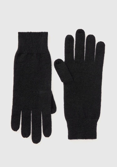  Kadın Siyah %100 Kaşmir Eldiven