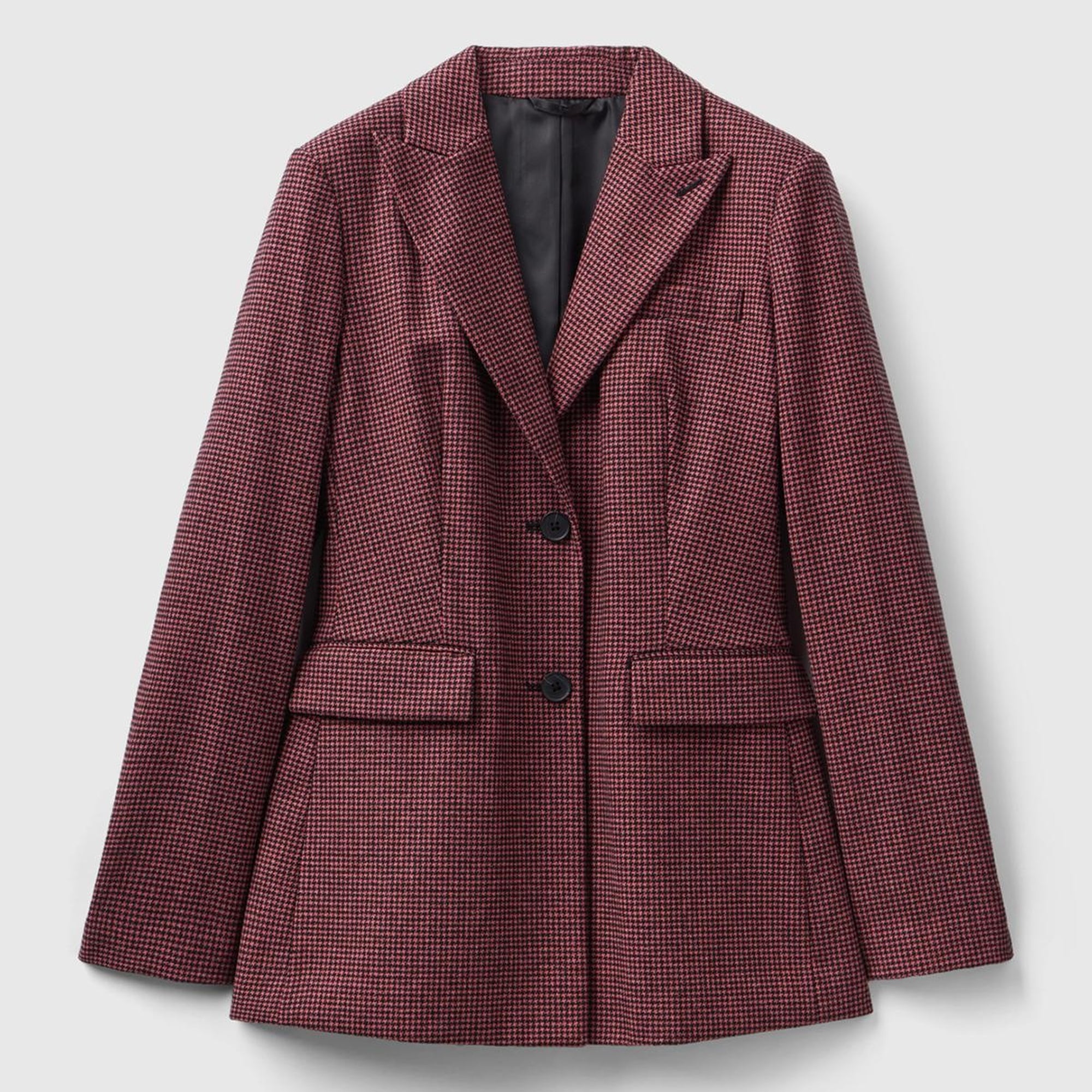 Kadın Pembe 2 Düğmeli Ceket