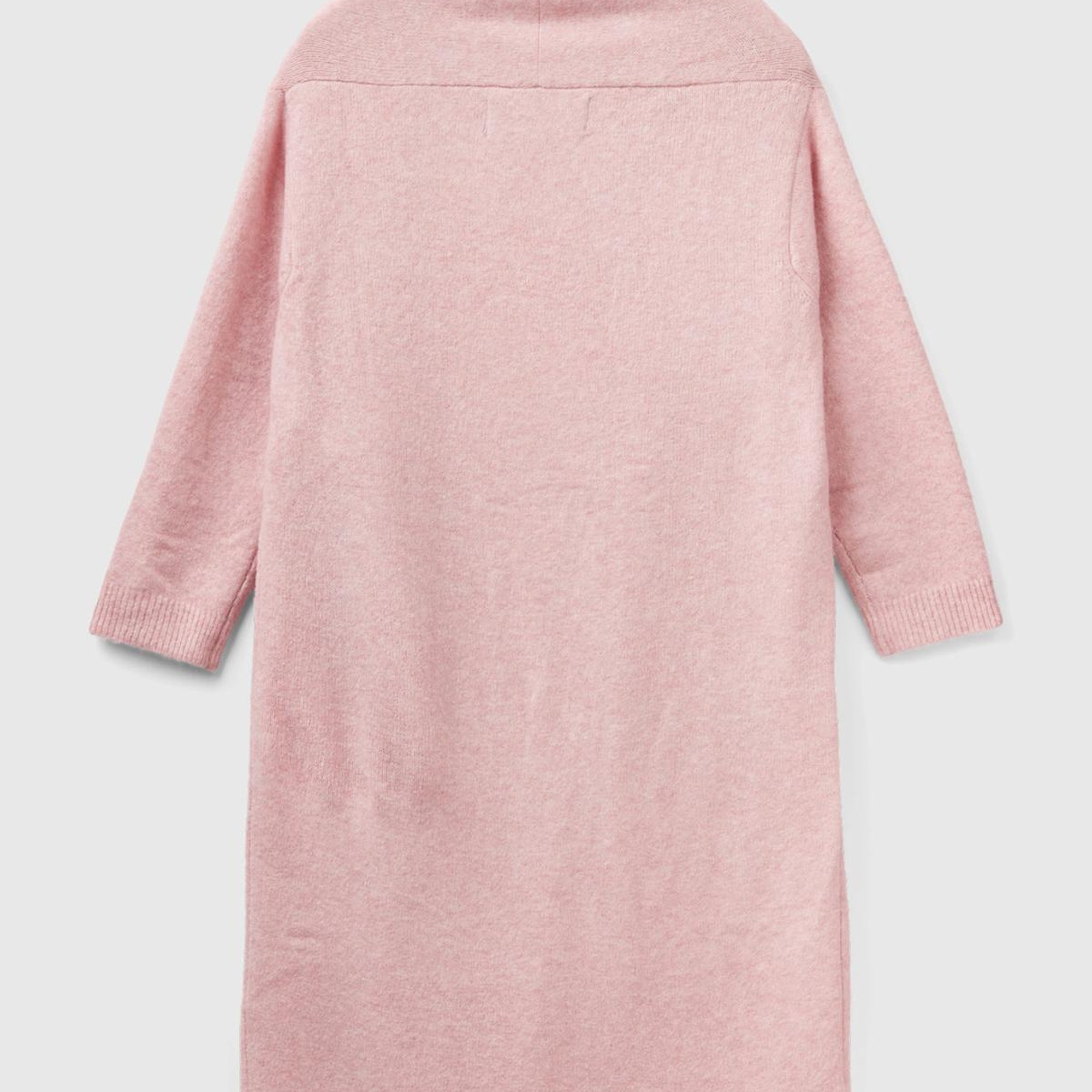 Kadın Gül Kurusu Uzun Hırka