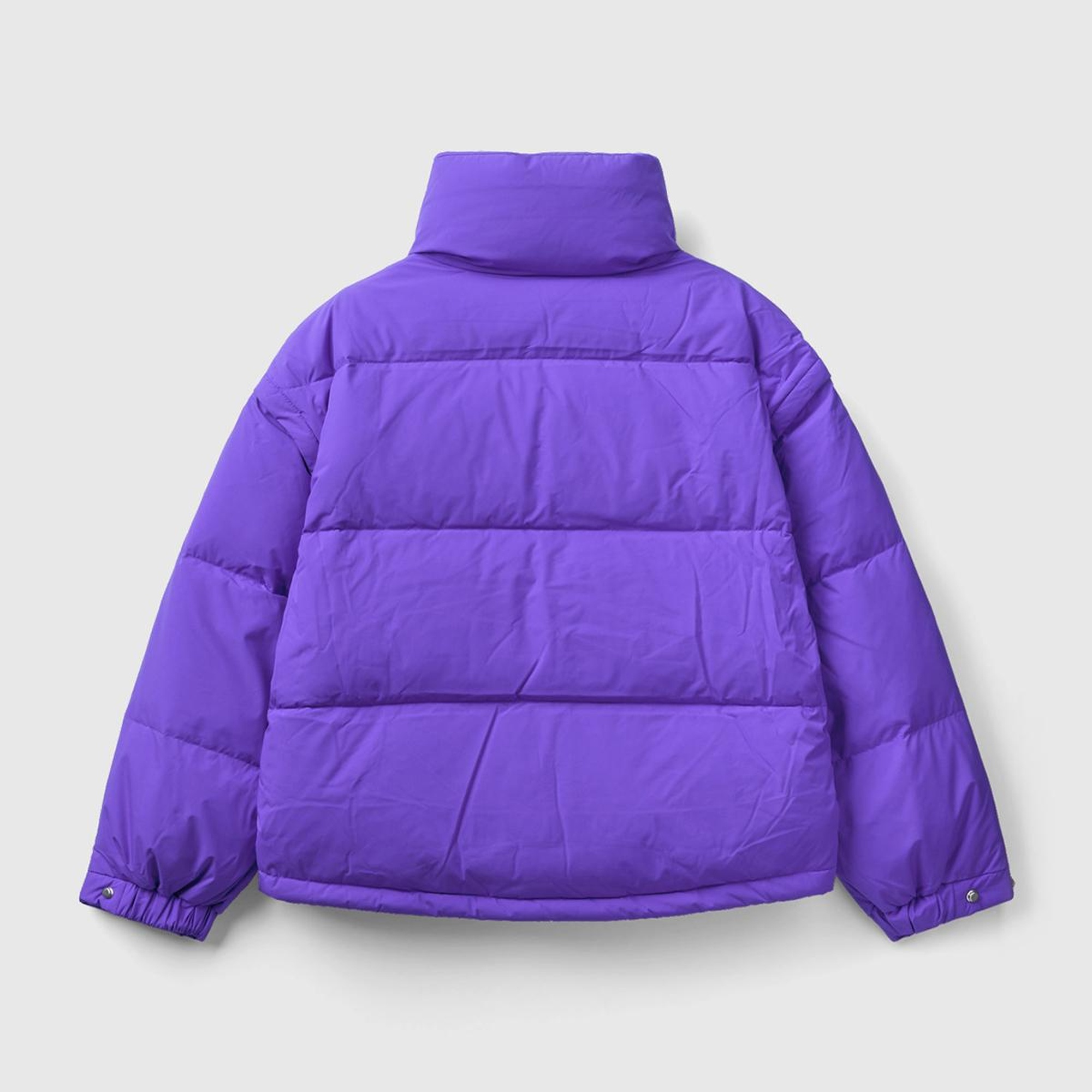 Kadın Mor Kaz Tüyü Dolgulu Pufa Mont