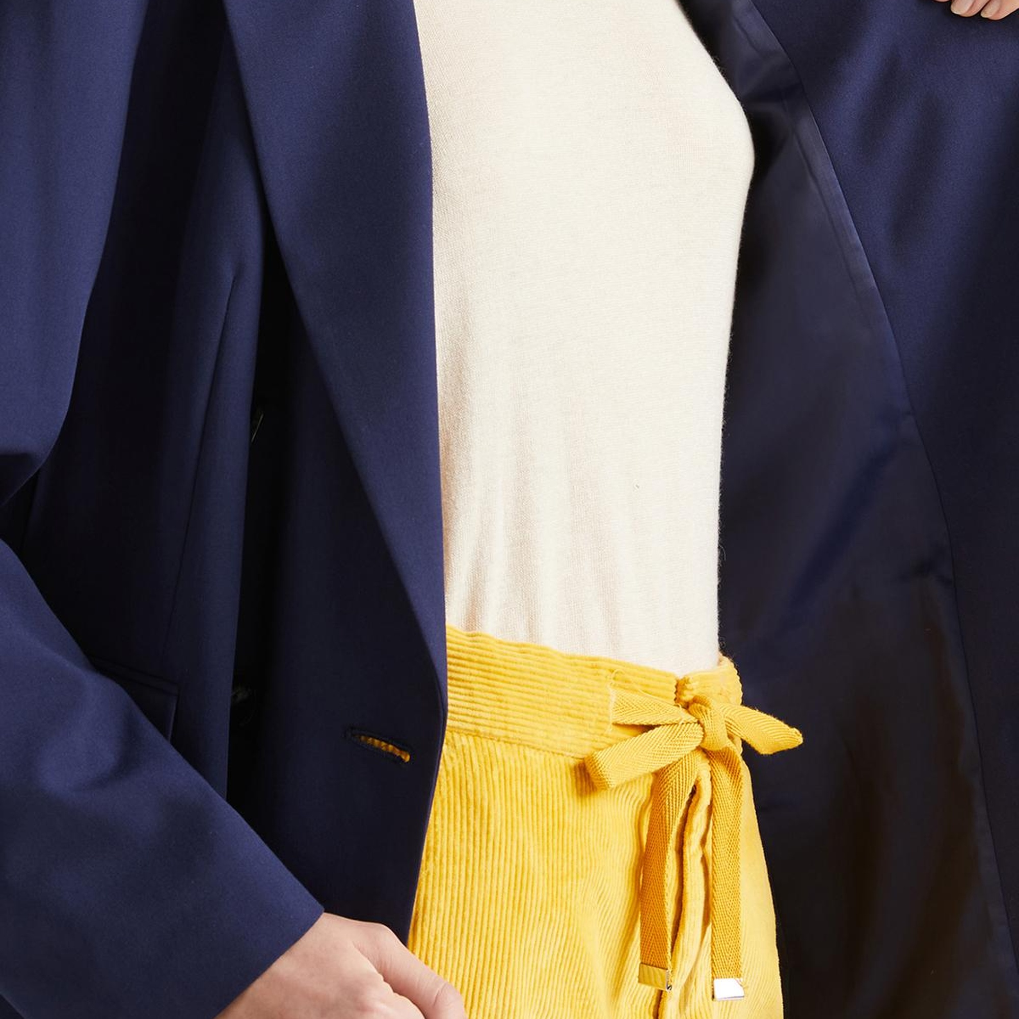 Kadın Lacivert Kruvaze Ceket