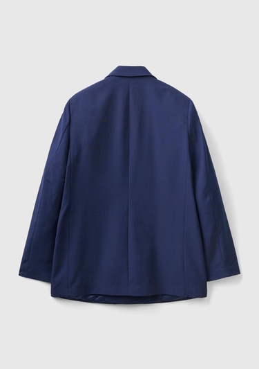  Kadın Lacivert Kruvaze Ceket