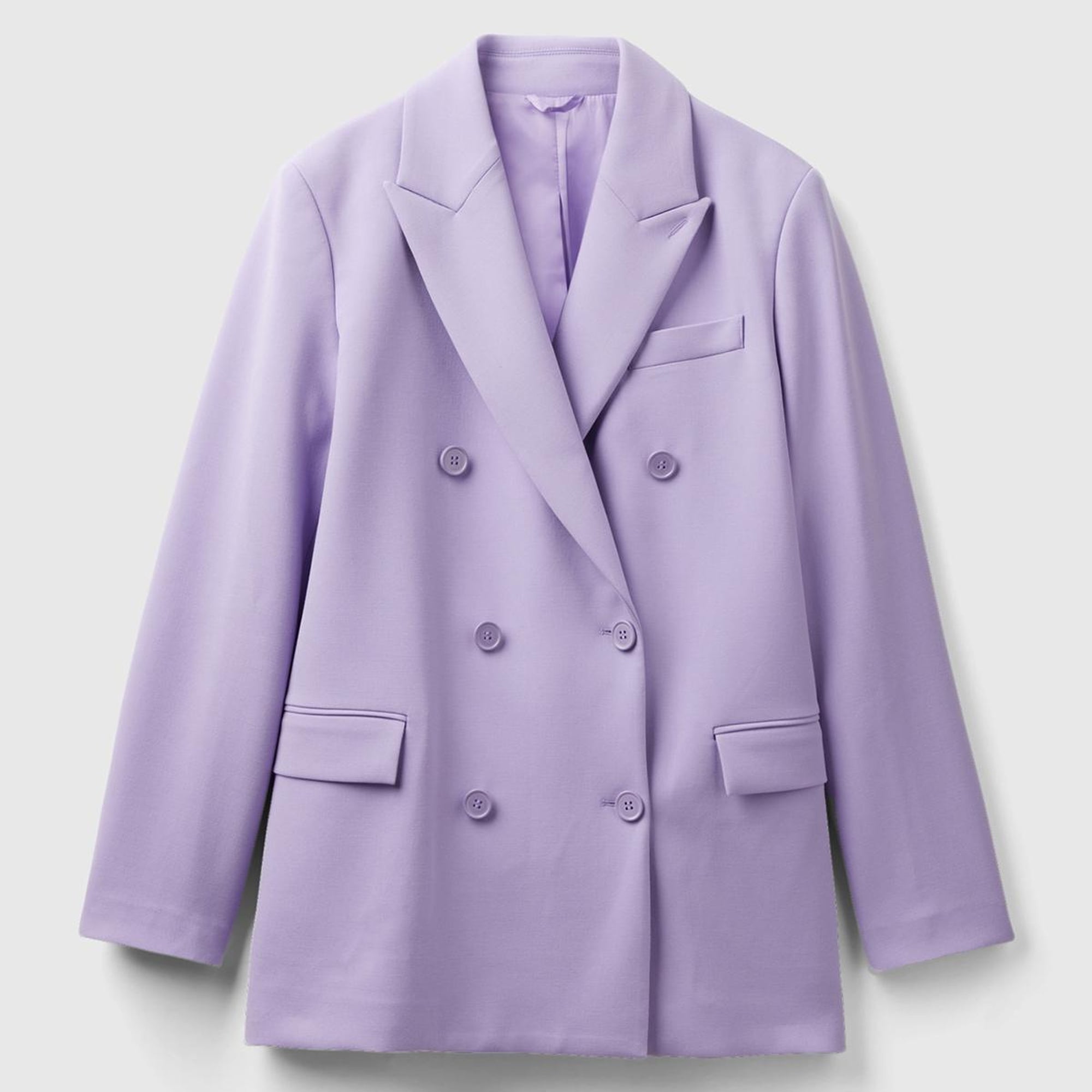 Kadın Lila Kruvaze Ceket