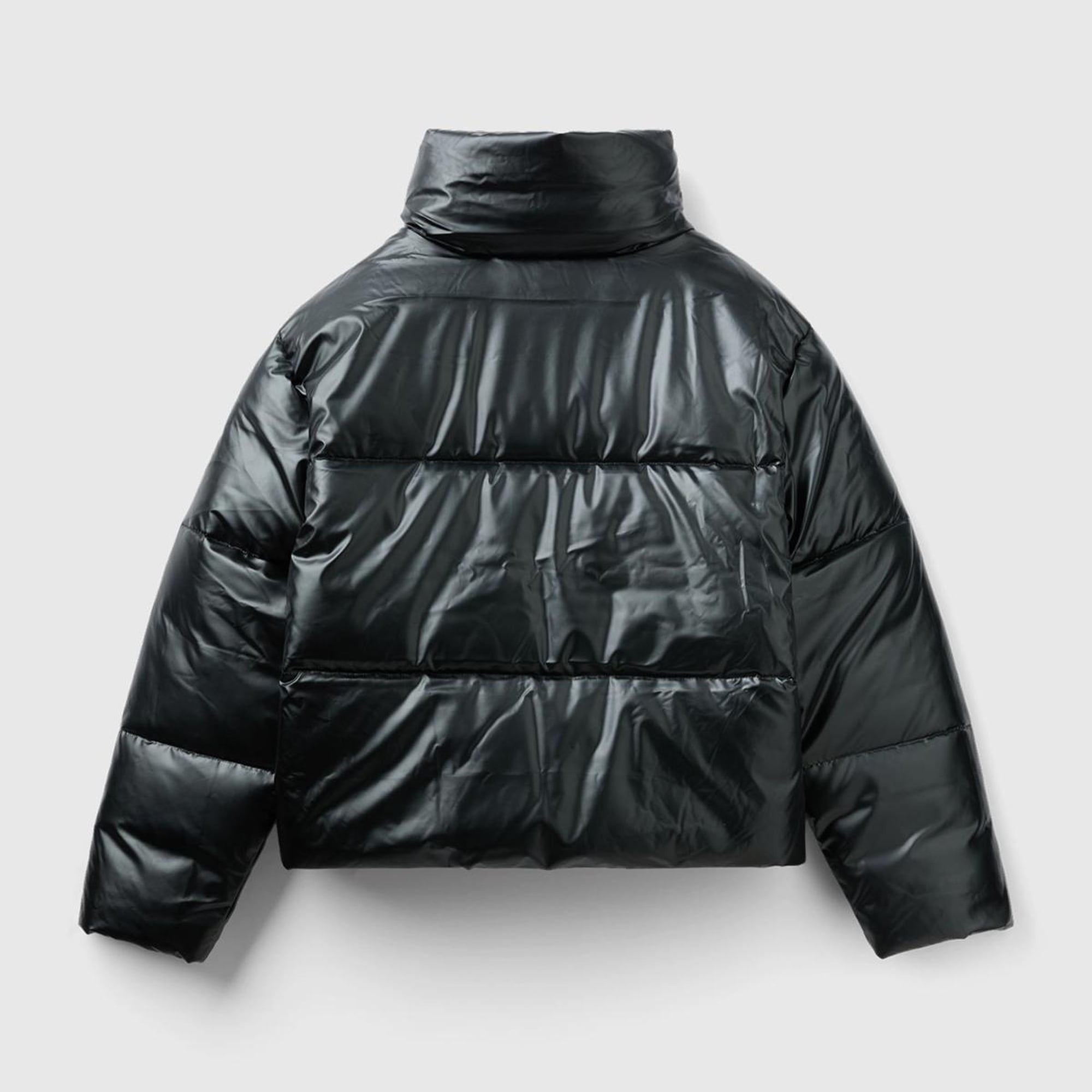 Kadın Siyah Pufa Mont