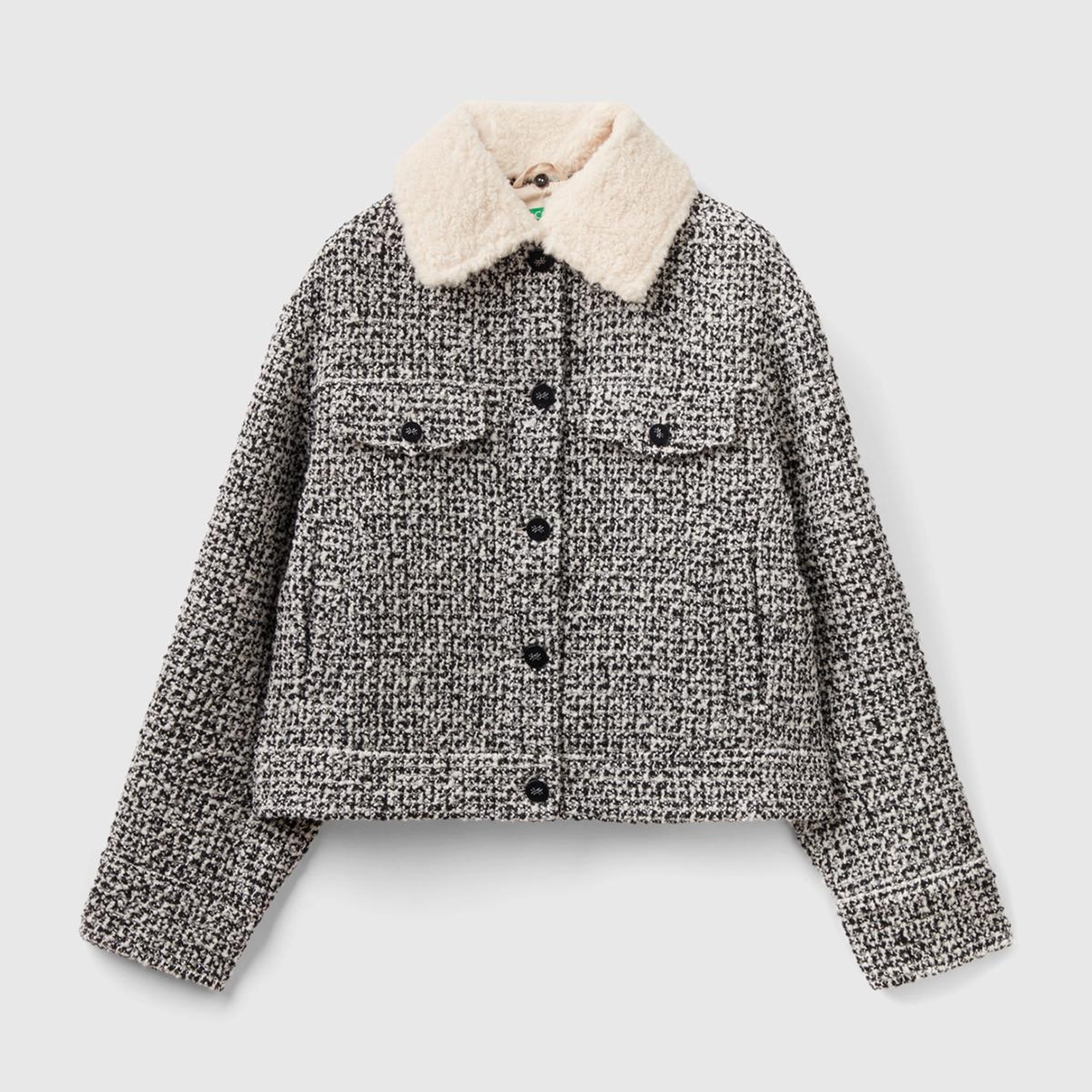 Kadın Taba Yakası Çıkarılabilir Ceket