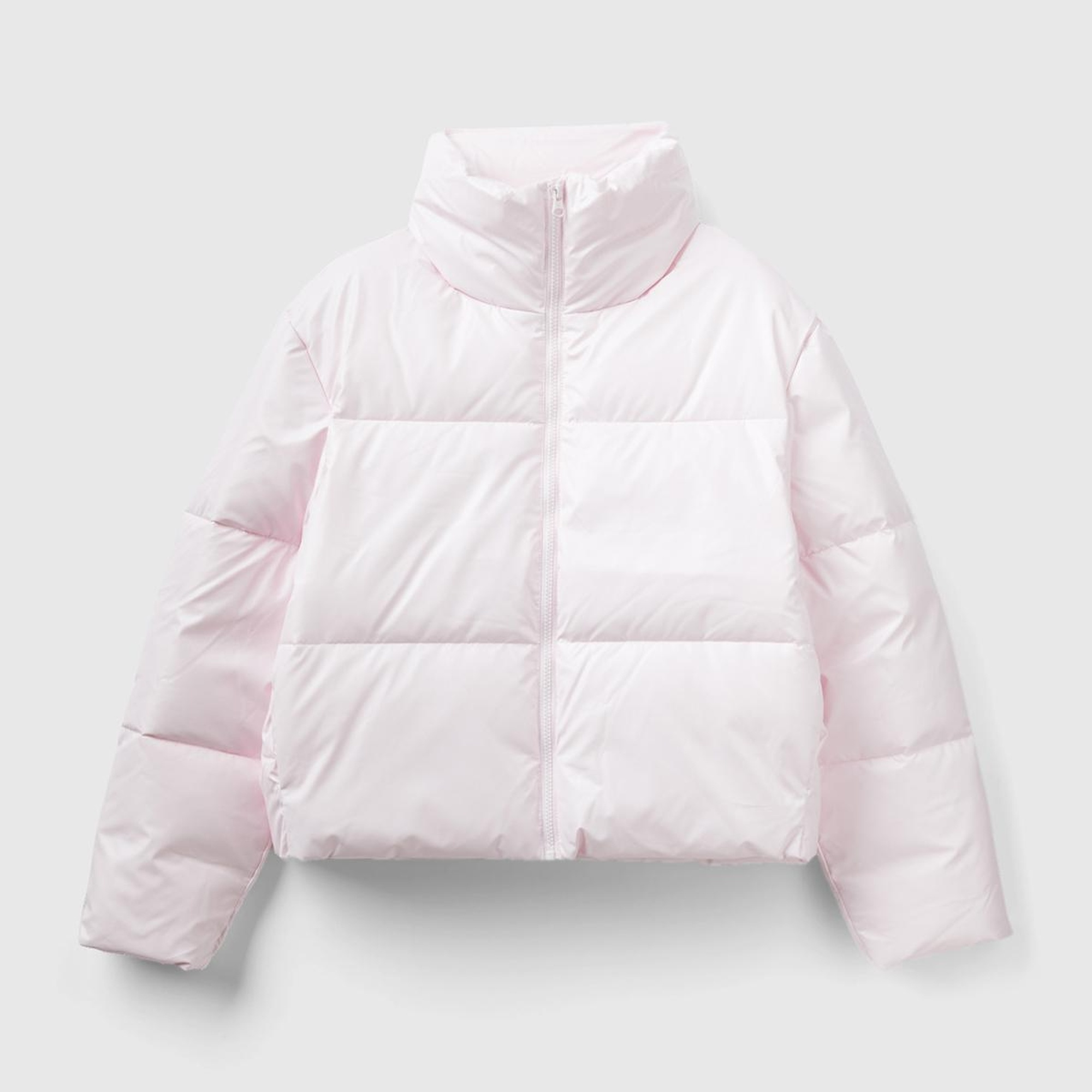 Kadın Toz Pembe Pufa Mont