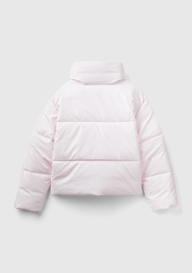  Kadın Toz Pembe Pufa Mont