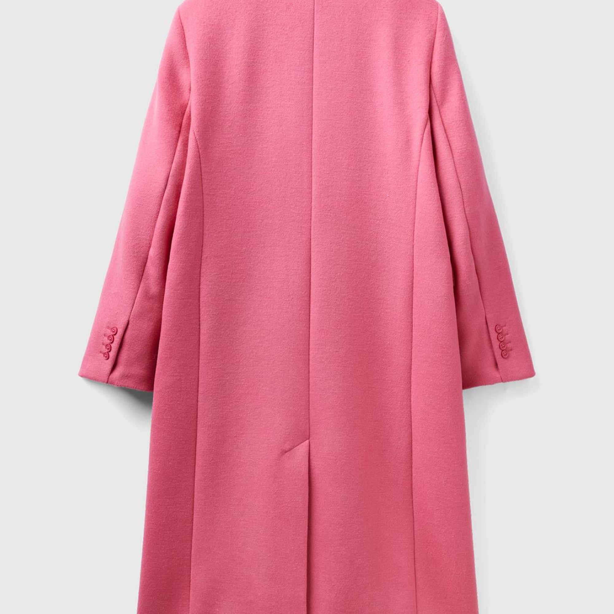 Kadın Gül Kurusu Kruvaze Palto