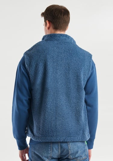  Erkek Denim Teddy Yelek