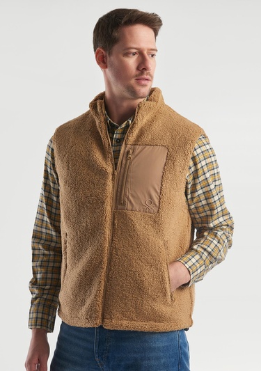  Erkek Kahverengi Teddy Yelek