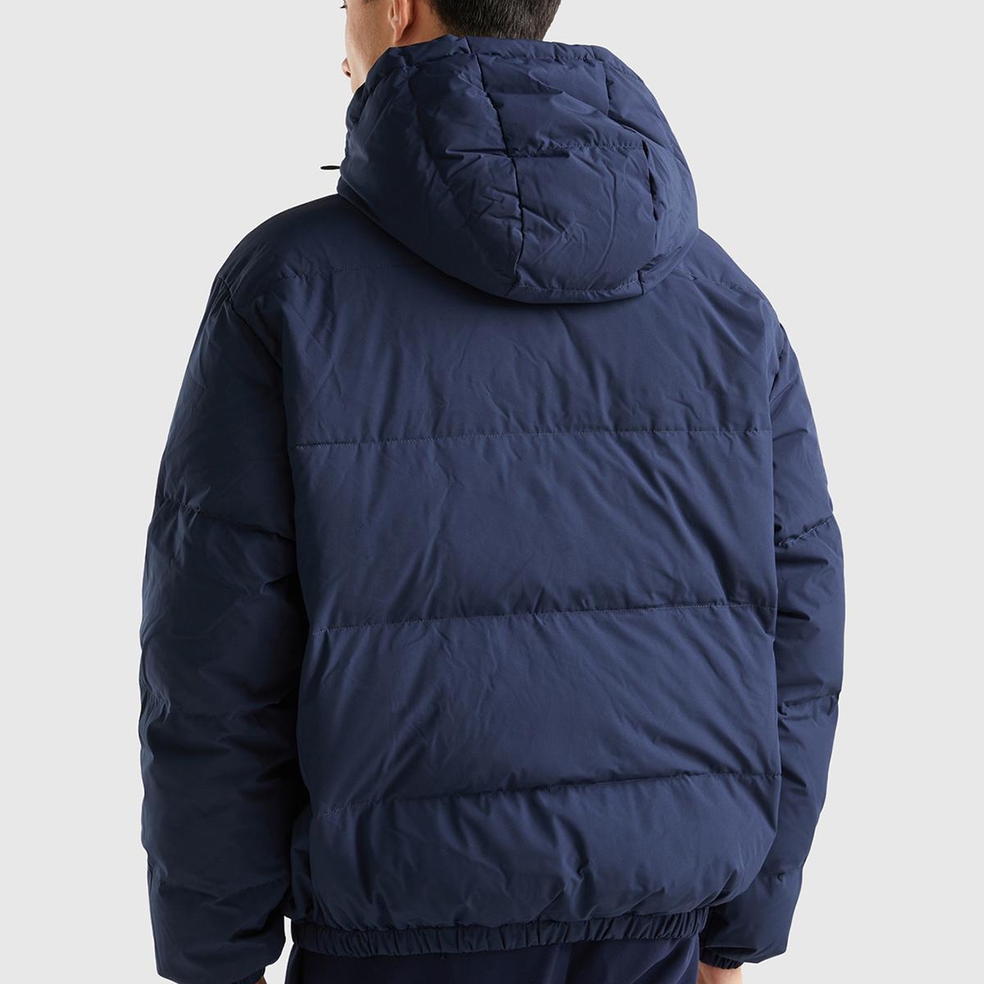 Erkek Lacivert Kaz Tüyü Dolgulu Mont