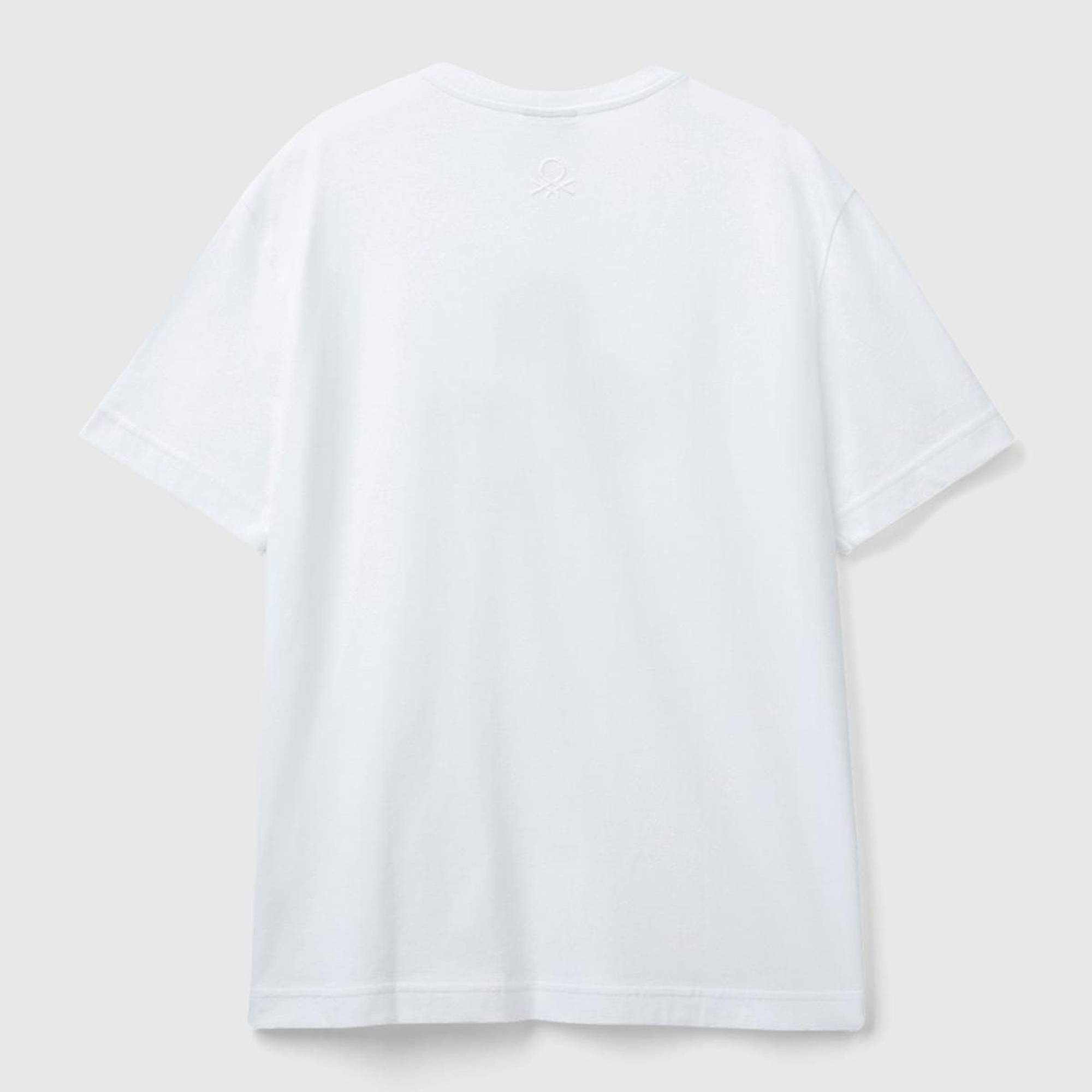 Unisex Beyaz %100 Koton Disney Baskılı T-Shirt