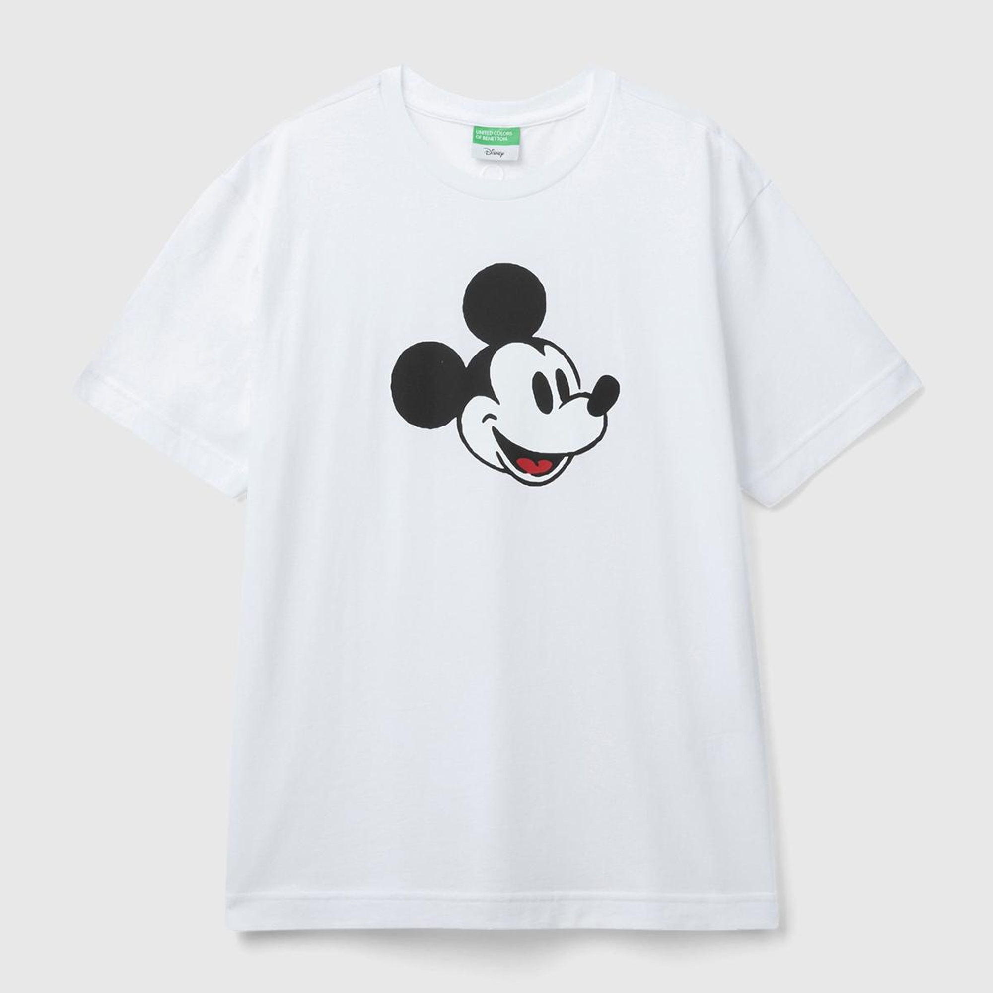 Unisex Beyaz %100 Koton Disney Baskılı T-Shirt